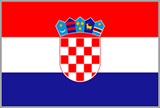 Kroatien kroatien-flagge