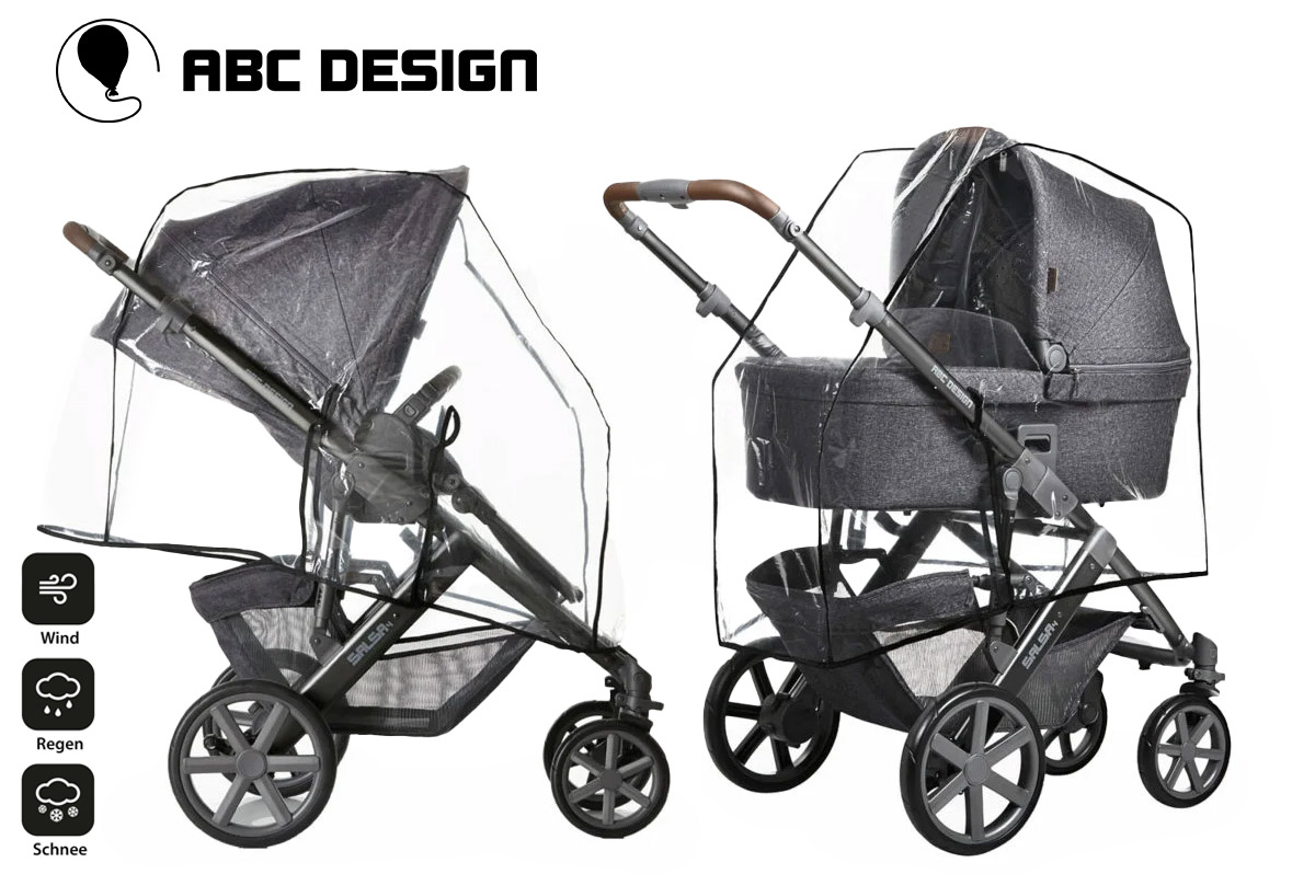 Regenschutz für Kombi-Kinderwagen von ABC Design