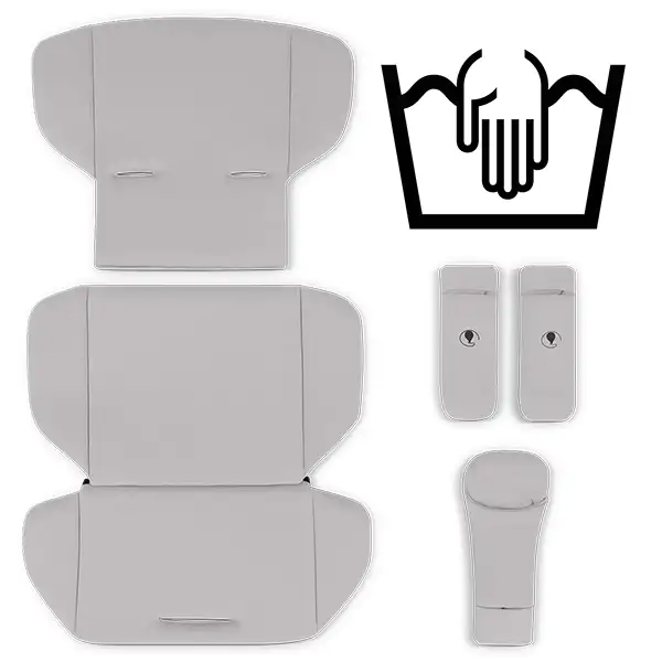 Leichte Pflege: Einlage per Hand waschbar Leichte Pflege: Einlage per Hand waschbar