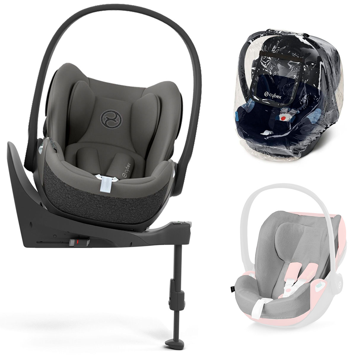 cybex-cloud-t-babyschale,base,regenverdeck,sommerbezug