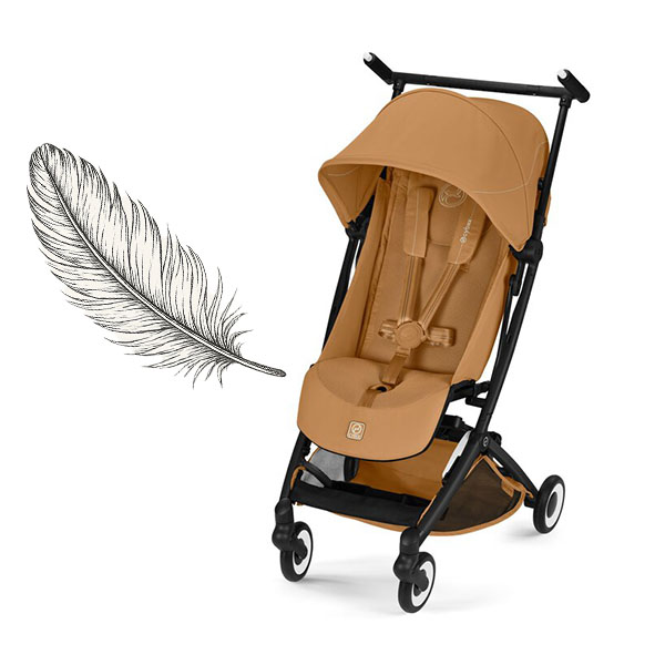Libelle  Reisebuggy von Cybex von vorne mit einer Feder