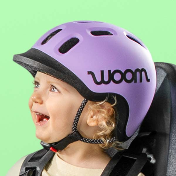 woom READY Kinderhelm schützt Stirn und Schläfen durch tief gezogene Form
