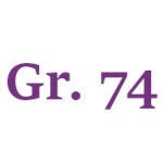 Gr. 74