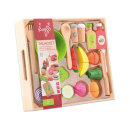 Joueco Salat-Set mit Tragetablett