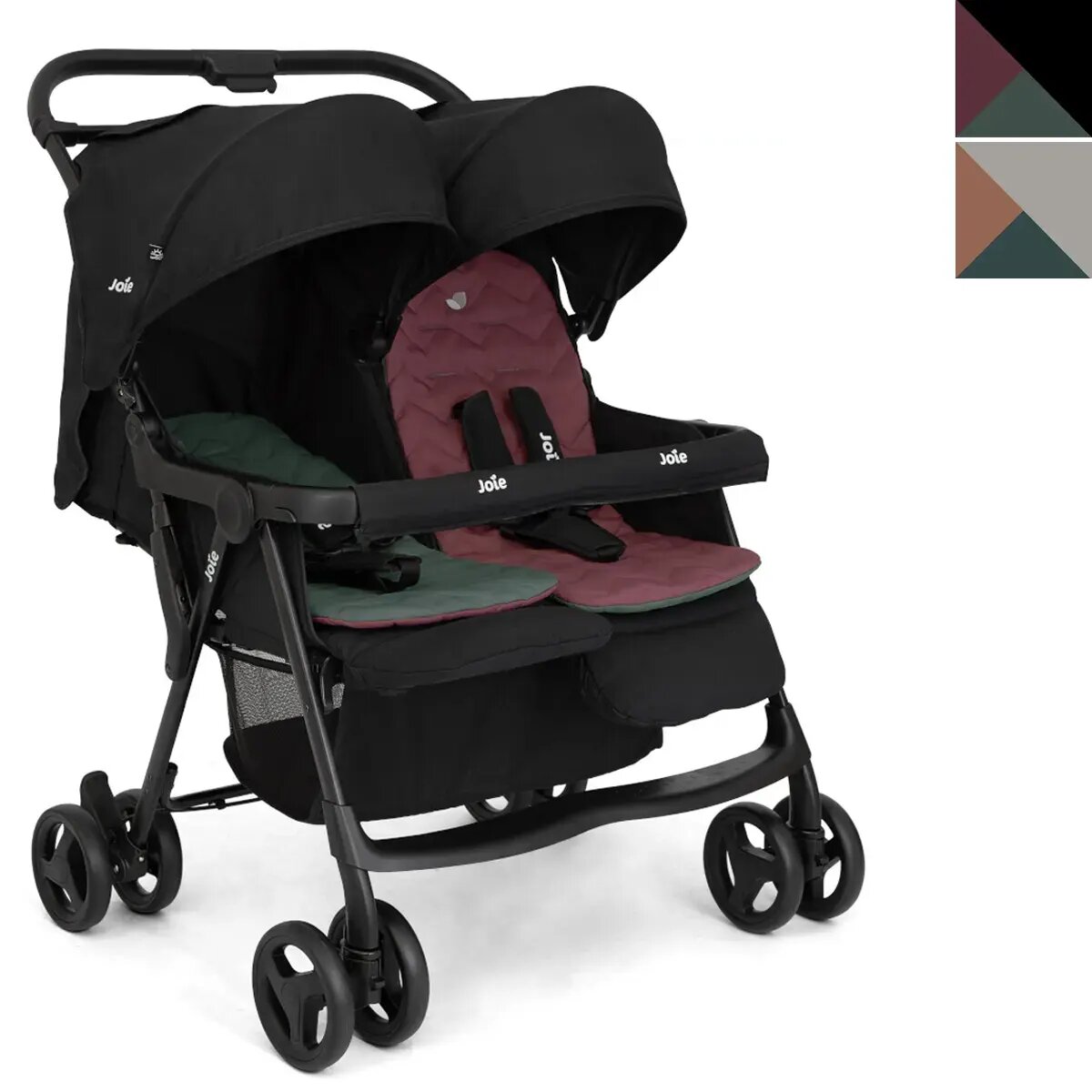 Joie Aire Twin Zwillingsbuggy inkl. Regenverdeck, 229,95 €