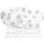 Odenwälder Mullwindeln 3er Pack Cloudy light silver 80x80