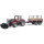 Bruder 02046 Traktor Massey Ferguson 7480 mit Frontlader und Holztransportanhänger