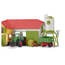 Schleich Farm World Traktor mit Anhänger