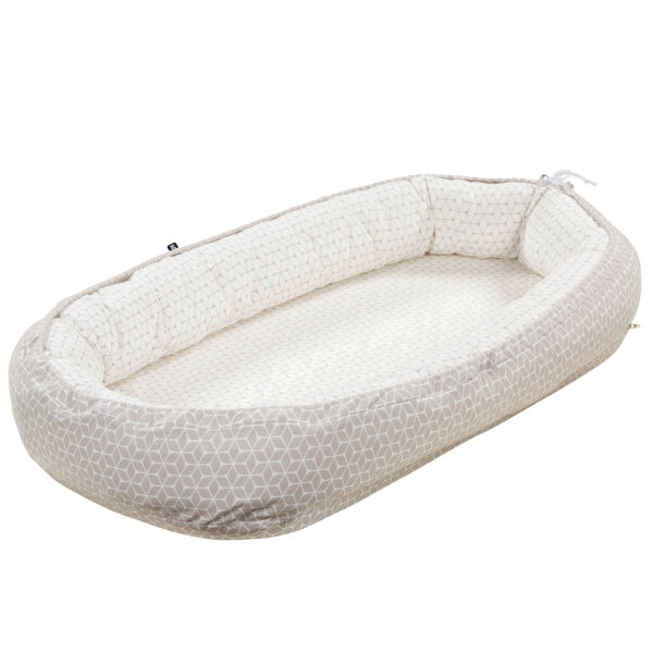 Alvi Schlummer-Nestchen Graphic taupe