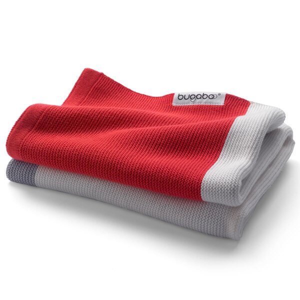 Bugaboo leichte Baumwolldecke Neonrot