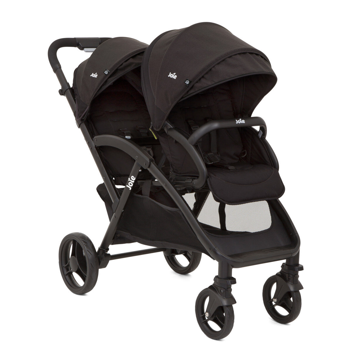 Joie Evalite Duo Geschwisterwagen inkl Regenverdeck Coal Schwarz