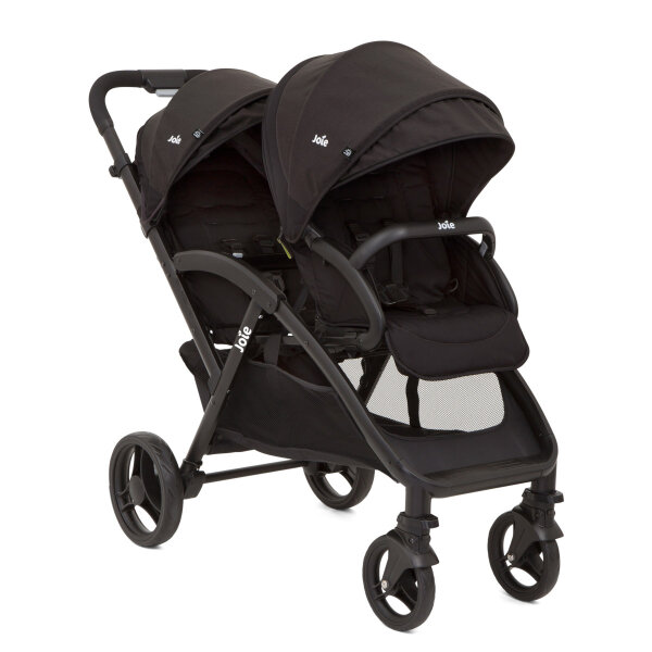 Joie Evalite Duo Geschwisterwagen inkl Regenverdeck Coal