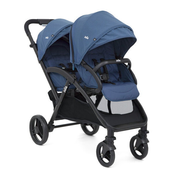 Joie Evalite Duo Geschwisterwagen inkl Regenverdeck Deep Sea