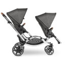 ABC Design Zoom Geschwisterwagen Diamond Edition asphalt