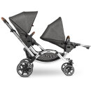 ABC Design Zoom Geschwisterwagen Diamond Edition asphalt