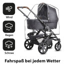 ABC Design Regenschutz Clear für Kombi-Kinderwagen