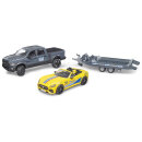 Bruder 02504 RAM 2500 Power Wagon & Roadster Racing Team