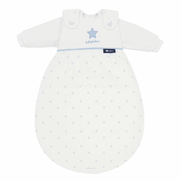 Alvi 799-1 Baby-Mäxchen 3tlg. Schlafsack bellybutton Classic Star mit Stick blue