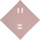 Lässig Einschlagdecke für Babyschalen GOTS dusky pink