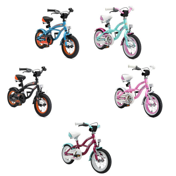 BIKESTAR Kinderfahrrad 12 Zoll Kinderrad Fahrrad für Kinder ab 3 Jahre Cruiser