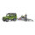 Bruder 02589 Land Rover Defender mit Anhänger und Scrambler Ducati Full Throttle mit Fahrer