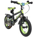 Bikestar Kinderfahrrad Urban Jungle 12 Zoll - Schwarz...