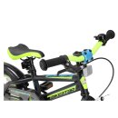 Bikestar Kinderfahrrad Urban Jungle 12 Zoll - Schwarz & Gelb