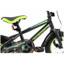 Bikestar Kinderfahrrad Urban Jungle 12 Zoll - Schwarz & Gelb