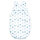 Odenwälder Jersey-Schlafsack Airpoints flowers cool blue