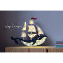 Little Lights Nachtlicht Lampe Schiff Wal navy