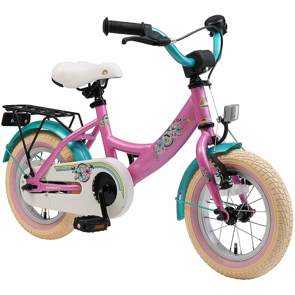 Bikestar Classic Kinderfahrrad 12 Zoll - Pink