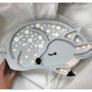 Little Lights Nachtlicht Lampe Reh Light Grey