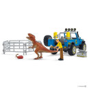 Schleich Dinosaurier Spielset Geländewagen mit Dino-Außenposten