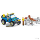 Schleich Dinosaurier Spielset Geländewagen mit...