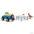 Schleich Dinosaurier Spielset Geländewagen mit Dino-Außenposten
