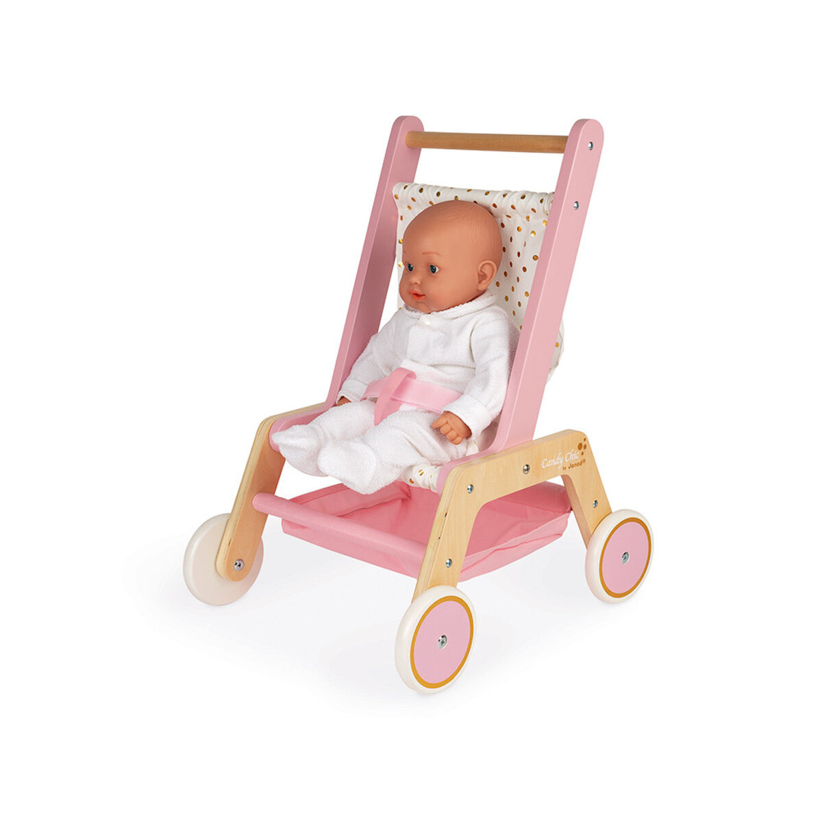 Janod Holz Puppenwagen Candy Chic, 39,99 €