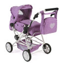 Bayer Chic 2000 Kombi-Puppenwagen Road Star Melange Flieder