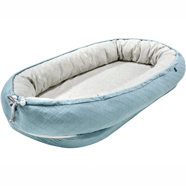 Alvi Schlummer-Nestchen Special Fabric Diamond aqua