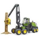 Bruder 02135 John Deere 1270G Harvester mit Baumstamm