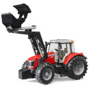Bruder 03047 Traktor Massey Ferguson 7624 mit Frontlader