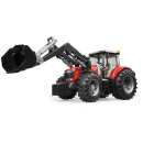 Bruder 03047 Traktor Massey Ferguson 7624 mit Frontlader