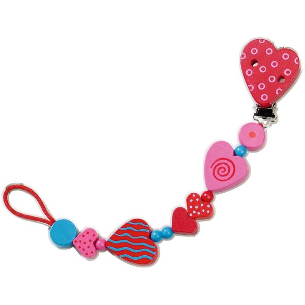 Haba 1063 Schnullerkette Herzen