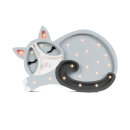 Little Lights Nachtlicht Lampe Katze hellgrau