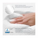 Theraline Das Original Stillkissen inkl. Bezug Melange mittelgrau (Bamboo Collection)