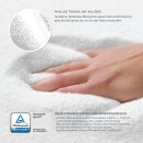 Theraline Das Original Stillkissen inkl. Bezug Melange anthrazit (Bamboo Collection)