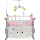 Bayer Chic 2000 Puppenbett mit Mobile Stars grau
