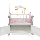 Bayer Chic 2000 Puppenbett mit Mobile Stars grau
