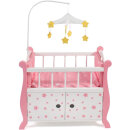Bayer Chic 2000 Puppenbett mit Mobile Stars pink