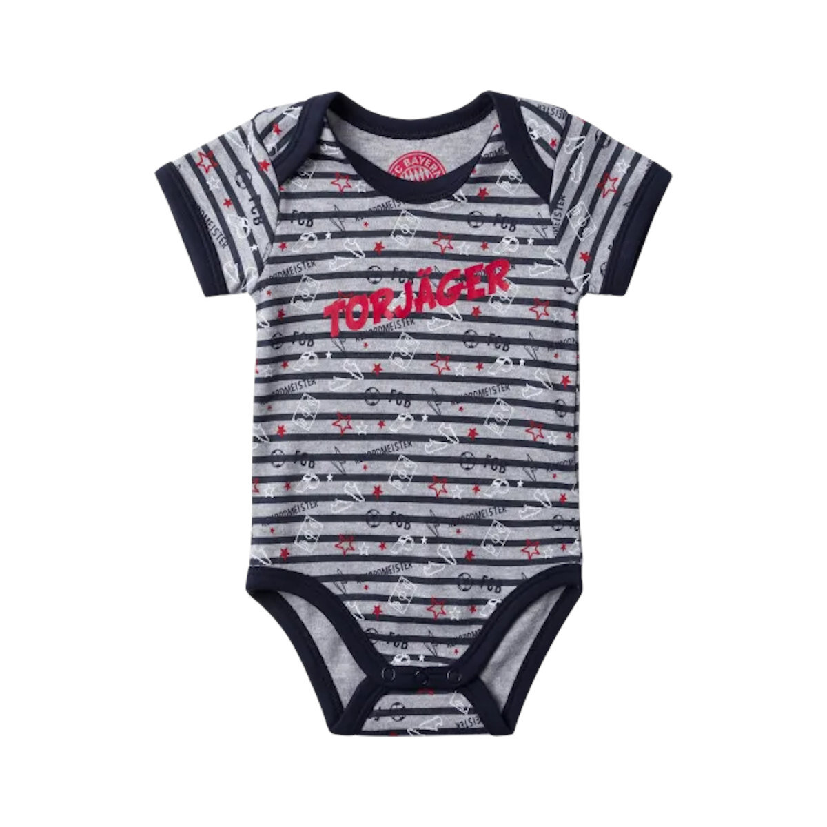 FC Bayern München Babybody Mit Lederhose – Offizieller Fanartikel, Größe 56, Braun