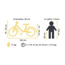 Bikestar Fully Mountainbike Kinderfahrrad 20 Zoll